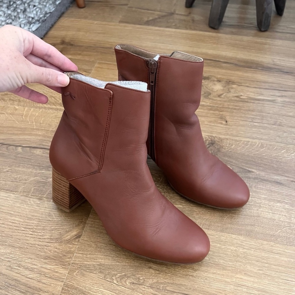 Chestnut Ankle Booties - Picture 3 of 4